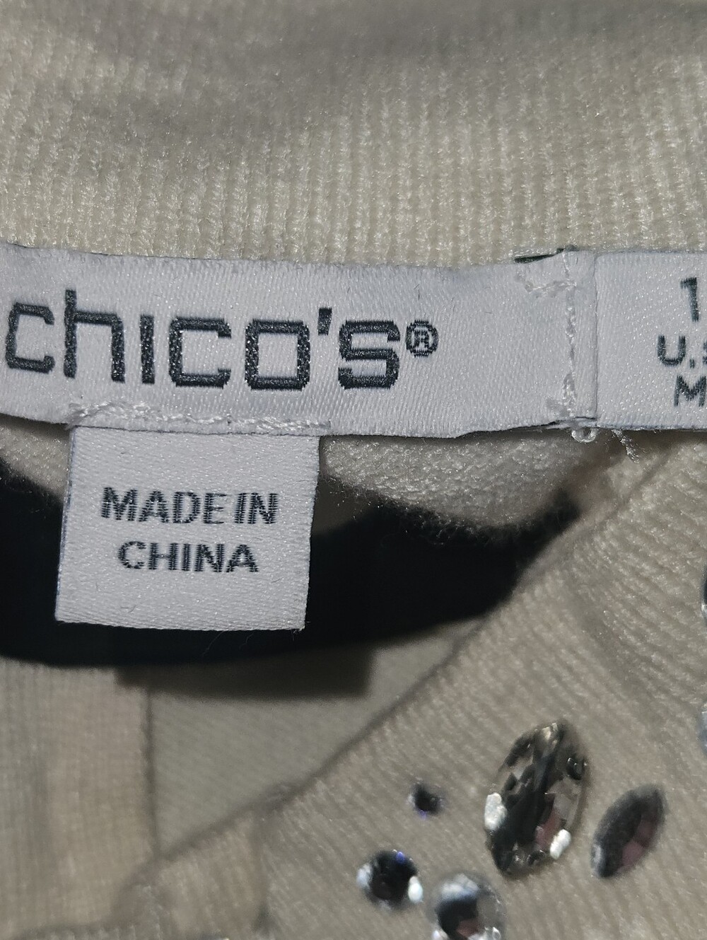 CHICO’S  DETAIL RUANA AND MATCHING TANK - Picture 7 of 11
